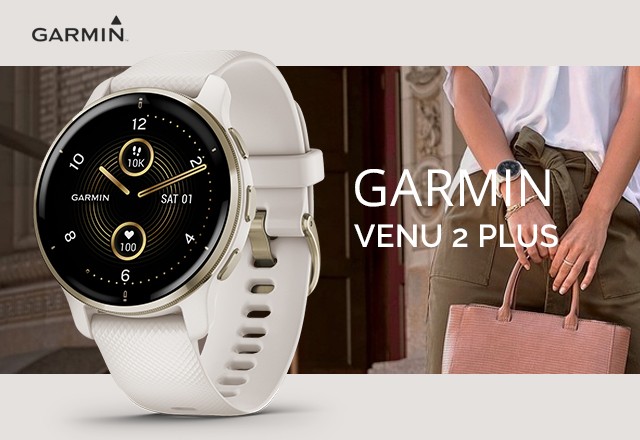 Garmin VENU 2 Plus Ivory/Cream Gold - SK Distribúcia